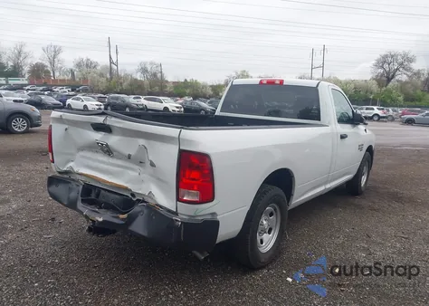 2022 Ram 1500 Classic Tradesman 4X2 8' Box from USA, damaged, VIN 3C6JR6DG4NG330058